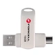 Flash-диск Forcell F-Data Metal Duo 16GB USB 3.2 Gen 1 Silver (5903396391750) - зображення 4
