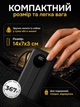 Повербанк FOYU FO-9021 30000 мАг Power Bank зовнішній акумулятор 22,5 Вт швидка зарядка Power Delivery для телефона смартфона iPhone планшета з 2 вбудованими кабелями USB Type-C Lightning LED дисплеєм ліхтариком ремінцем на 3 пристрої чорний - зображення 3