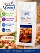 Борошно безглютенове Molino Cosma Pane e Pizza 1 кг професійна суміш Gluten Free Lactose Free без глютену без лактози для піци хліба фокачі чіабати булочок домашньої випічки дріжджового тіста HoReCa - зображення 1