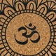 Колесо для йоги Mandala OM RAO коркове бежеве 31x11 см - зображення 4