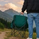 Раскладное туристическое кресло Folding Camping 40 х 40 х 67 см (214 C) Зелёный - изображение 5