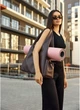 Женская спортивная сумка из оксфорда Sambag Коричневая (58610251641) - изображение 5