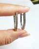 Серьги серебряные классические женские серебро 925 пробы - изображение 3
