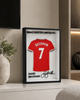 Картина в рамці футболка David Beckham 7 Manchester United. Aivory - изображение 1