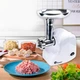 Электрическая мясорубка 2500 Вт с насадкой для колбасы и кеббе, Domotec MS-2017 - изображение 2
