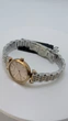 Женские часы Emporio Armani Gianni T-Bar AR11223 с кристаллами (Розовое золото / Розовый циферблат) - изображение 14