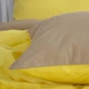 Постільна білизна ТЕП Honey Ранфорс полуторна наволочки 50х70 см Жовтий з коричневим (58970150215) - зображення 5