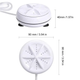 Портативная мини стиральная машина TURBINE WASH, 6Вт, от USB - изображение 8