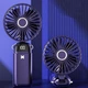 Ручний вентилятор із підставкою для телефону, Mini fan XL-880, Синій - зображення 2