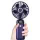 Ручний вентилятор із підставкою для телефону, Mini fan XL-880, Синій - зображення 4