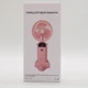 Ручной вентилятор с подставкой для телефона, Mini fan XL-880, Розовый / Портативный вентилятор / Мини вентилятор - изображение 10