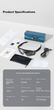 Навушники SOBAST HY-G13 Wireless Silver-Black (6978290440957) - зображення 4
