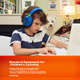 Наушники детские JBL JR460NC Wireless ANC Blue (6925281986185) - изображение 2