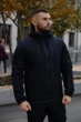 Куртка чоловіча SoftShell на мікрофлісі, синього кольору, водонепронекна куртка з матеріалу софтшел для зами 4XL - зображення 7