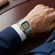 Мужские электронные часы Casio W-800HD-1A, стальной браслет, WR100M - изображение 5