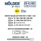 Отвертка реверсивная с комплектом насадок для точных работ Molder 22 шт (MT32322) - изображение 2