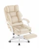Офісне крісло Hell's Chair HC-1031 Beige, велюрове - изображение 5
