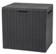Садовий ящик-скриня Keter City Box 30G 113L графіт 57.8 х 44 х 55 см для зберігання на вулиці 246941 - зображення 1