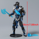 Коллекционная фигурка Mortal Kombat Sub-Zero / Саб-Зиро – экшн-фигура 18 см с аксессуарами, ледяными топорами и подставкой / Action Figure MK / подарок фанатам игры Mortal Kombat - изображение 2
