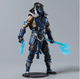 Коллекционная фигурка Mortal Kombat Sub-Zero / Саб-Зиро – экшн-фигура 18 см с аксессуарами, ледяными топорами и подставкой / Action Figure MK / подарок фанатам игры Mortal Kombat - изображение 9