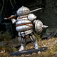 Коллекционная фигурка Dark Souls Дарк Соулс – Knight of Catarina / Рыцарь Катарины (Siegward) – коллекционная статуэтка со щитом и мечом - изображение 3