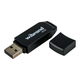 USB флешка Wibrand 64GB с корпусом из пластика и металла USB 2.0 черная - изображение 1