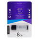 USB флешка T&G Vega 121 8Гб с защитным колпачком прочный корпус пластик металл серый - изображение 5