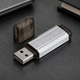 USB-флешка Hi-Rali Stark 16 GB пластиковий компактний захист роз'єму для зберігання даних сталевий - зображення 4