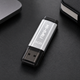 USB-флешка Hi-Rali Stark 8GB ударостійка із захисним ковпачком сталевий - зображення 5