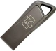 USB-флешка 32 Гб метал чорний USB 2.0 для зберігання даних модель Metal 114 - зображення 4