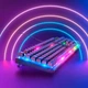 Игровая клавиатура и мышь Hoco GM18 черный USB 104 кнопки RGB подсветка мембранные клавиши - изображение 7