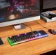 Игровая клавиатура и мышь Hoco GM18 черный USB 104 кнопки RGB подсветка мембранные клавиши - изображение 8