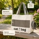 Сумка-переноска для котів і маленьких собак CAT BAG, бежева - зображення 6