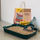 Деревний грудкуватий наповнювач для котячого туалету SuperCat, 2,1 кг / 3 л (3555) - зображення 4
