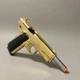 Стартовий пістолет Kuzey Colt 1911 Gold + 50 патронів та додатковий магазин - изображение 2