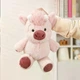 Мягкая плюшевая игрушка Бегающая теленка Running Cow Plush с подвижными лапками, коровка, бычок бегает 45 см Цвет розовый - изображение 3
