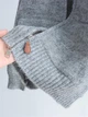 Кардиган в'язаний жіночий Сірий Шерсть One size - изображение 6