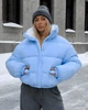 Пуховик жіночий короткий трендовий X-Woyz LS-8972-11 59377 M блакитний - зображення 2