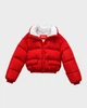 Пуховик жіночий короткий трендовий X-Woyz LS-8972-14 59375 M червоний - зображення 1