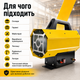 Газовая тепловая пушка 30 кВт, обогреватель на пропан-бутане с редуктором и шлангом - изображение 5