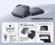 Смарт-трекер UGREEN FineTrack CM816 поддержка Apple Find My Bluetooth 5.0 BLE батарейка CR2032 до 24 месяцев работы темно-серый с черным (45297) - изображение 11