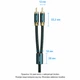 Аудиокабель RCA Vention 8 м 2 штекера на 2 штекера посеребренная бескислородная медь 4N хлопковая оплетка зеленый (BCUGK) - изображение 6
