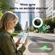 Поисковая метка UGREEN FineTrack 2 FT309 для Apple Find My защита IP68 для iOS 14.5 и iPadOS 14.5 и новее Bluetooth LE 5-7 лет работы до 110 дБ флуоресцентный дизайн черный с темно-серыми и ярко-зелеными акцентами (95020) - изображение 14