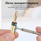 Акустические штекеры Vention 2 шт. банан 4 мм для акустического кабеля 18-12 AWG позолоченные контакты золотистые (BFDJ0-2) - изображение 9