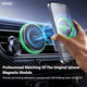 Автотримач для телефона з БЗП REMAX MagSafe Magnetic 15W Wireless Charging Car Mount RM-C01 Black (6954851236337) - изображение 9