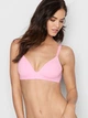 Бесшовный бюстгальтер без пуш-ап розового цвета T-SHIRT VICTORIA'S SECRET р. 65D/30D арт. 30516 - изображение 1