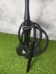 Кальян ATMOS Wood Steel Black — 49 см, стальная шахта, деревянная вставка, стеклянная колба - изображение 3