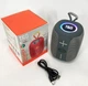 Портативна Bluetooth колонка T&G TG-658 бездротова акустика Bluetooth 5.3 8Вт USB TF карта AUX FM радіо світлодіодна підсвітка акумулятор 1200 мАг вбудований мікрофон для смартфона планшета ноутбука переносна колонка сіра - изображение 2