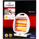 Инфракрасный кварцевый обогреватель Crownberg CB7745 Quartz Heater 800 Вт портативный бытовой электрообогреватель с 2 режимами нагрева 400/800 Вт, подставкой и ручкой для переноски - изображение 7