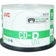 Записываемые диски JVC CD-R с высокой скоростью, 52x, 700 МБ, с возможностью персонализации обложки, 50 штук в упаковке. - изображение 2